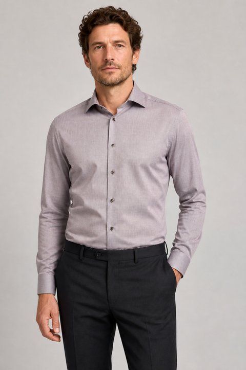 Рубашка ETERNA с длинным рукавом Modern Fit &mdash; размер 43 02-1160-X19K/72-28 фото