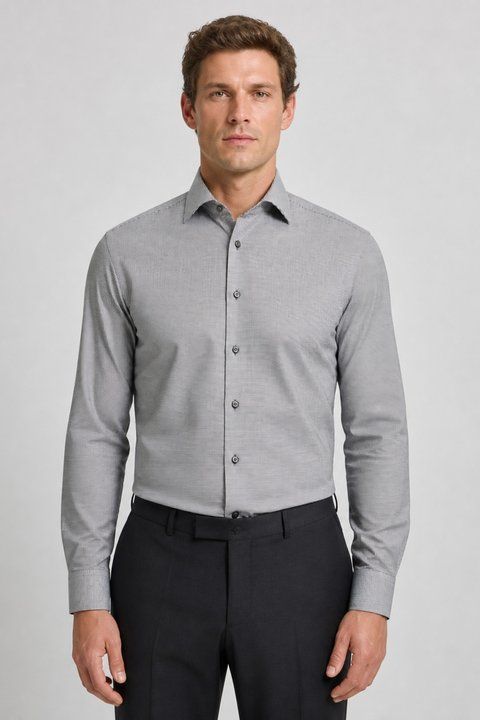 Рубашка ETERNA с длинным рукавом 70см (Slim Fit) &mdash; размер 41 02-4158-F170/70-38 фото