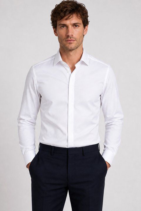 Чоловіча сорочка ETERNA Slim Fit (комір під метелика) &mdash; розмір 39 02-8817-F362-00 фото