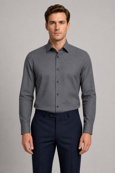 Сорочка з довгим рукавом Slim Fit ETERNA &mdash; розмір 38 02-2132-F171-39 фото