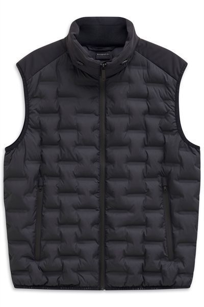 Мужской жилет BUGATTI синий стёганый Casual Fit &mdash; размер 48 G-81052-875100-390 фото