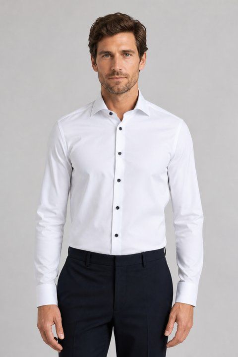 Сорочка ETERNA з довгим рукавом 70см (Slim Fit) &mdash; розмір 41 02-1307-F142/70-00 фото