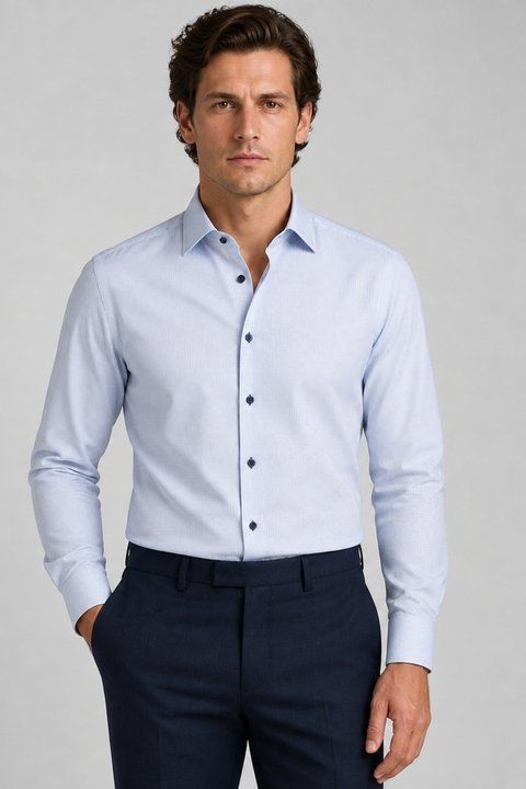 Чоловіча сорочка ETERNA Modern Fit &mdash; розмір 45 02-4671-X14P/72-11 фото