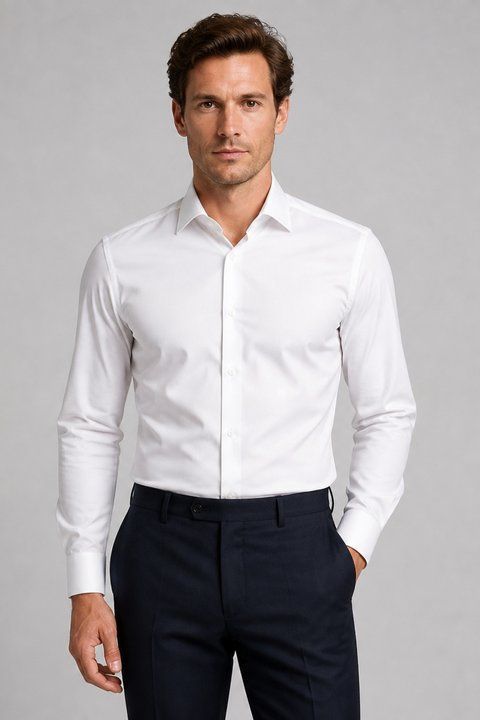 Чоловіча сорочка ETERNA Slim Fit &mdash; розмір 40 02-8005-F682-00 фото