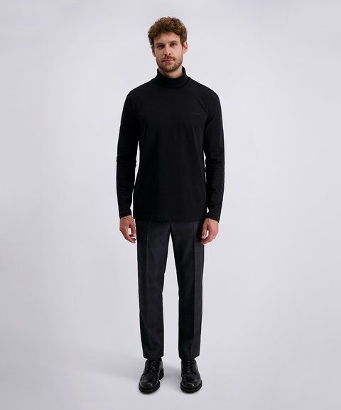 Чоловічий бавовняний гольф PIERRE CARDIN чорний &mdash; розмір S 17-30803-3075-9000 фото