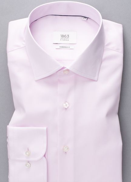 Рубашка ETERNA прямого кроя (Modern Fit) розовая со стандартным рукавом &mdash; размер 40 02-8005-X687-50 фото