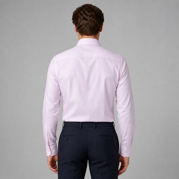 Рубашка ETERNA прямого кроя (Modern Fit) розовая со стандартным рукавом &mdash; размер 40 02-8005-X687-50 фото