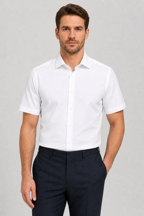 Сорочка ETERNA з коротким рукавом (Slim Fit) &mdash; розмір 41 03-8100--G132-00 фото