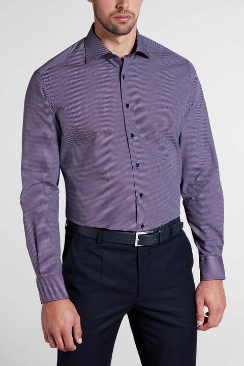 Сорочка ETERNA з довгим рукавом 72см (SLIM Fit) &mdash; розмір 43 02-3829-F142/72-57 фото