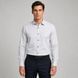 Рубашка ETERNA прямого кроя (Modern Fit) серая структура со стандартным рукавом &mdash; размер 42 02-3116-X94P-32 фото 2