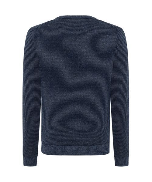 Чоловічий фактурний джемпер PIERRE CARDIN темно-синій &mdash; розмір M 07-52420-5171-6325 фото