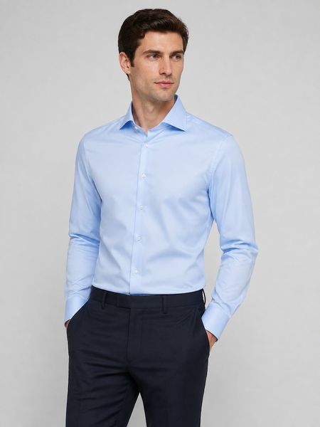 Сорочка з довгим рукавом Slim Fit ETERNA &mdash; розмір 41 02-8005-F682-10 фото