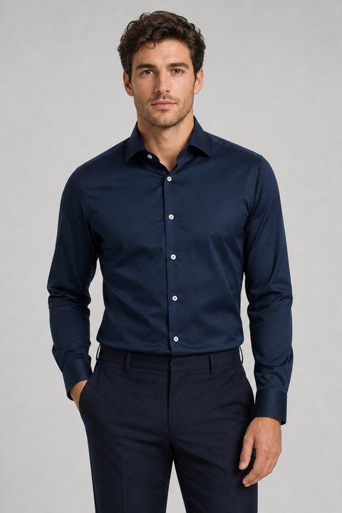 Мужская рубашка ETERNA Slim Fit &mdash; размер 41 02-3377-F170-19 фото