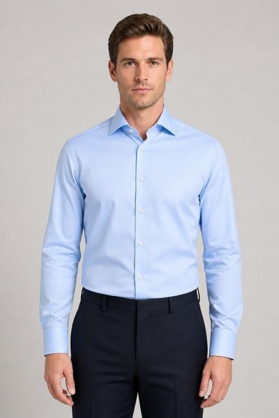 Сорочка з довгим рукавом Slim Fit ETERNA &mdash; розмір 43 02-8005-F682-10 фото