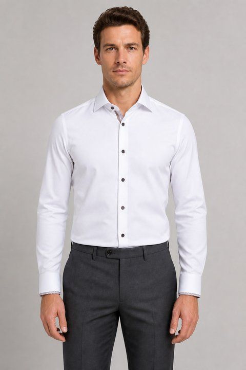 Сорочка ETERNA з довгим рукавом 70см (Slim Fit) &mdash; розмір 40 02-8461-F94V/70-00 фото